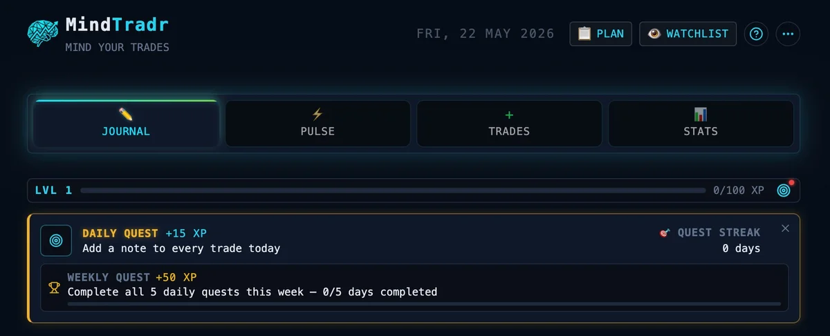 MindTradr Smart Entry — AI trade scanner from screenshots and spreadsheets